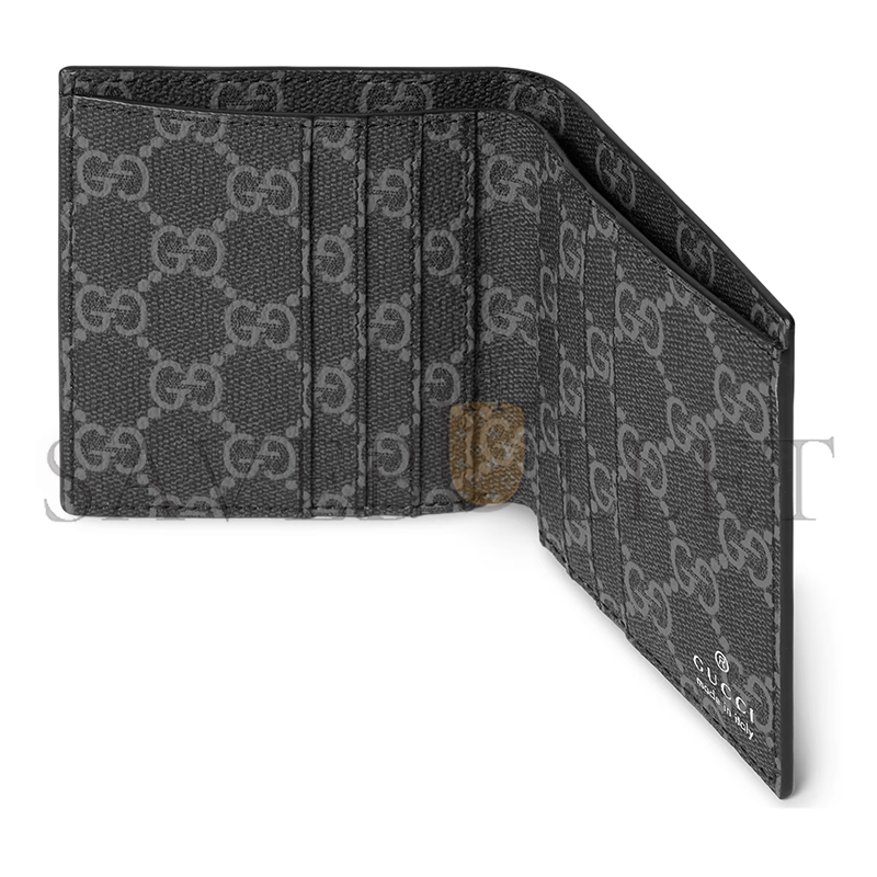 GUCCI GG EMBLEM BI-FOLD EMBOSSED WALLET 818949 (20*10cm) GUCCI GG EMBLEM BI-FOLD EMBOSSED WALLET 818949 (20*10cm)